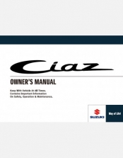 SUZUKI CIAZ 2015 2016 2017 2018 2019 2020 & 2021 MANUAL